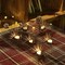SAND MINE; SAND MINE 6 Pack Metal Turkey Tea Light Candle Holders, Thanksgiving Candle Holder, Turkey Candle Holder, Metal Candle Holder, Thanksgiving Home Table Decoration (Bronze); Category:Thanksgiving Decor; Image:6